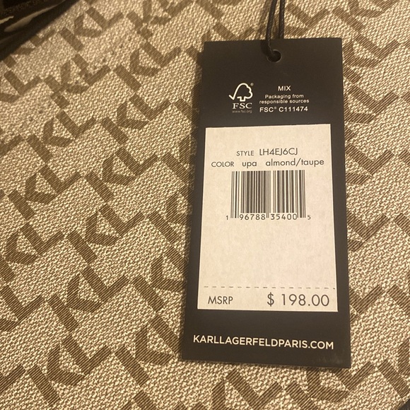 Karl Largerfeld CrossbodyBag with Removable Coin Pouch 2PC’s NWT retail:$198 - Picture 5 of 8